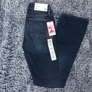 Silver Slim Boot Jeans